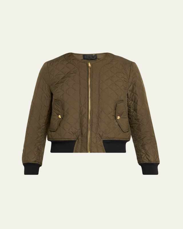 Phoenix Quilted Bomber Jacket